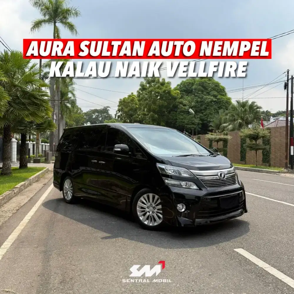 Toyota Vellfire Z AT Matic Cbu Hitam 2014
