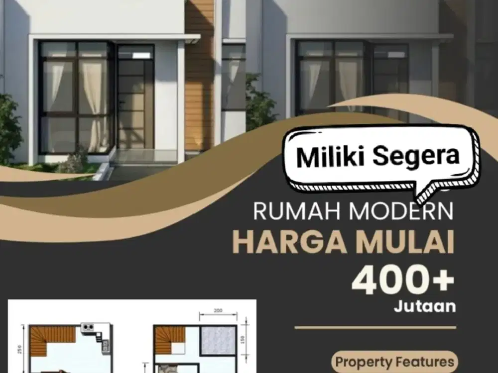 Jual murah rumah minimalis 2 lantai lokasi dekat Stasiun Cakung