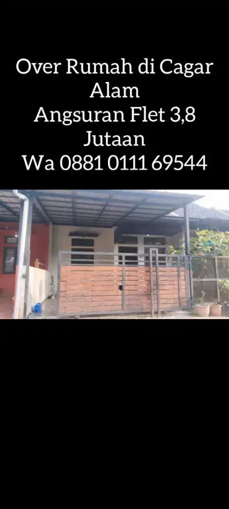 Over Rumah Angsuran Flet di Cagar Alam Cipayung