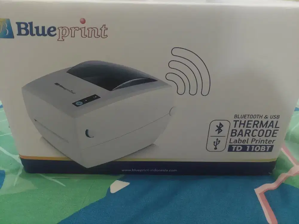 Printer label blue print bluetooth
