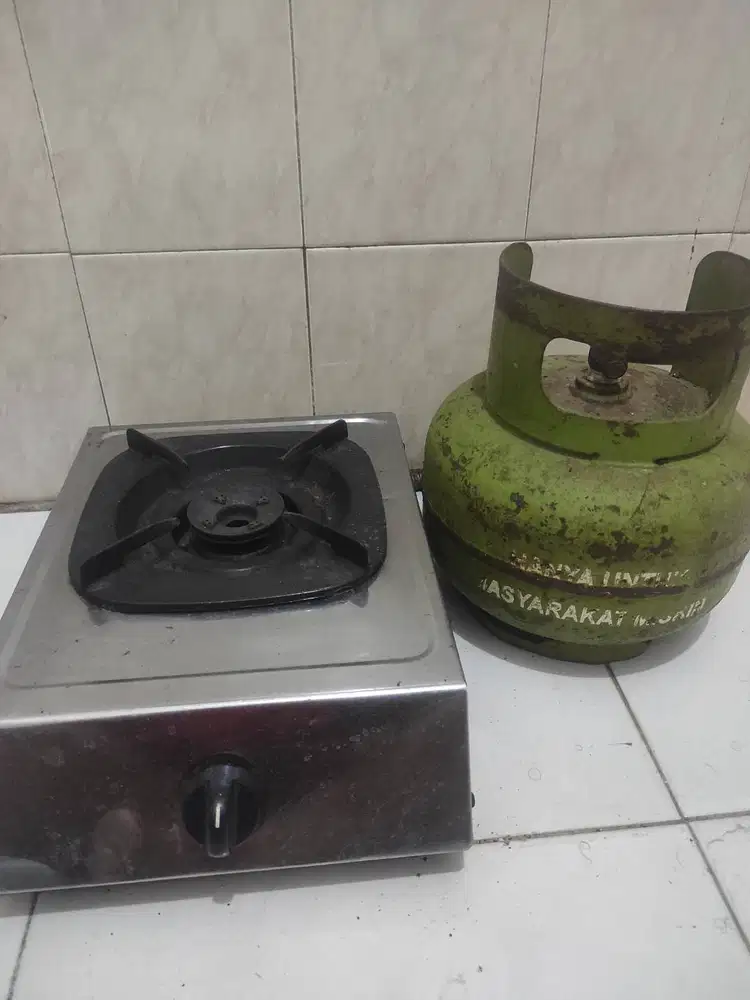 Kompor dan tabung gas 1 tungku