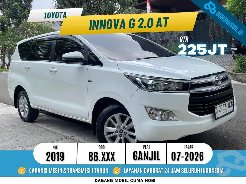 Toyota Innova G 2.0 AT 2019 Putih