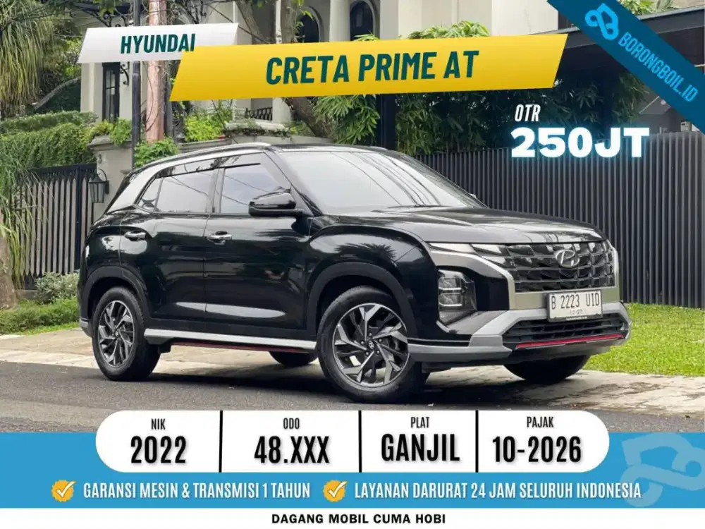 Hyundai Creta Prime AT 2022 Hitam