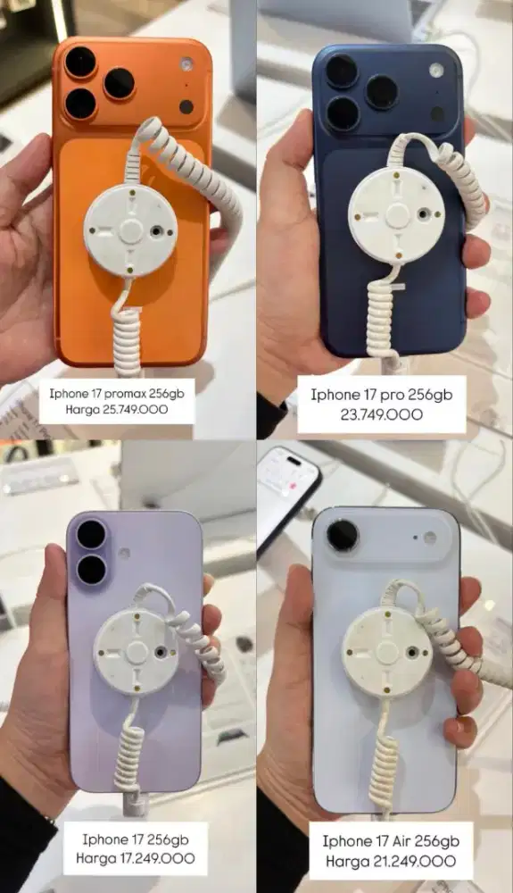 Kredit Tanpa Bunga iphone 17 Promax 256GB