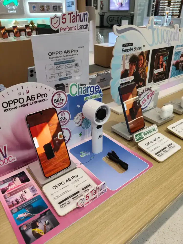 NEW OPPO A6 PRO 7000mAh BONUS TWS