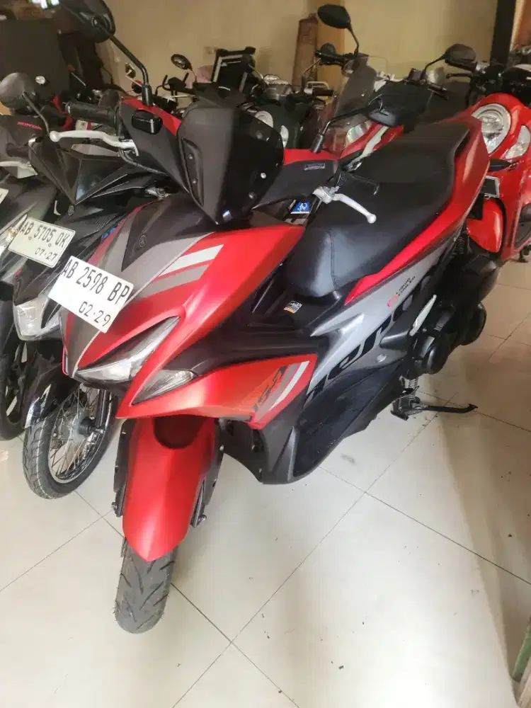 Aerox 2018  merah doff Gbm bisa tunai atau kredit