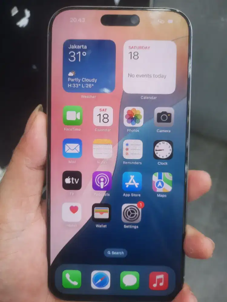 Iphone 16 Pro Max 256 second resmi