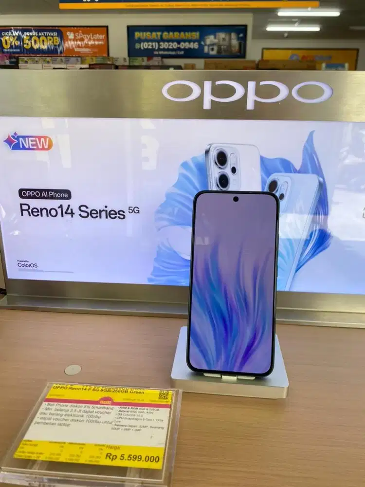 OPPO Reno 14 F BISA CICILAN TANPA DP PAKAI SHOOPEPAYLATER
