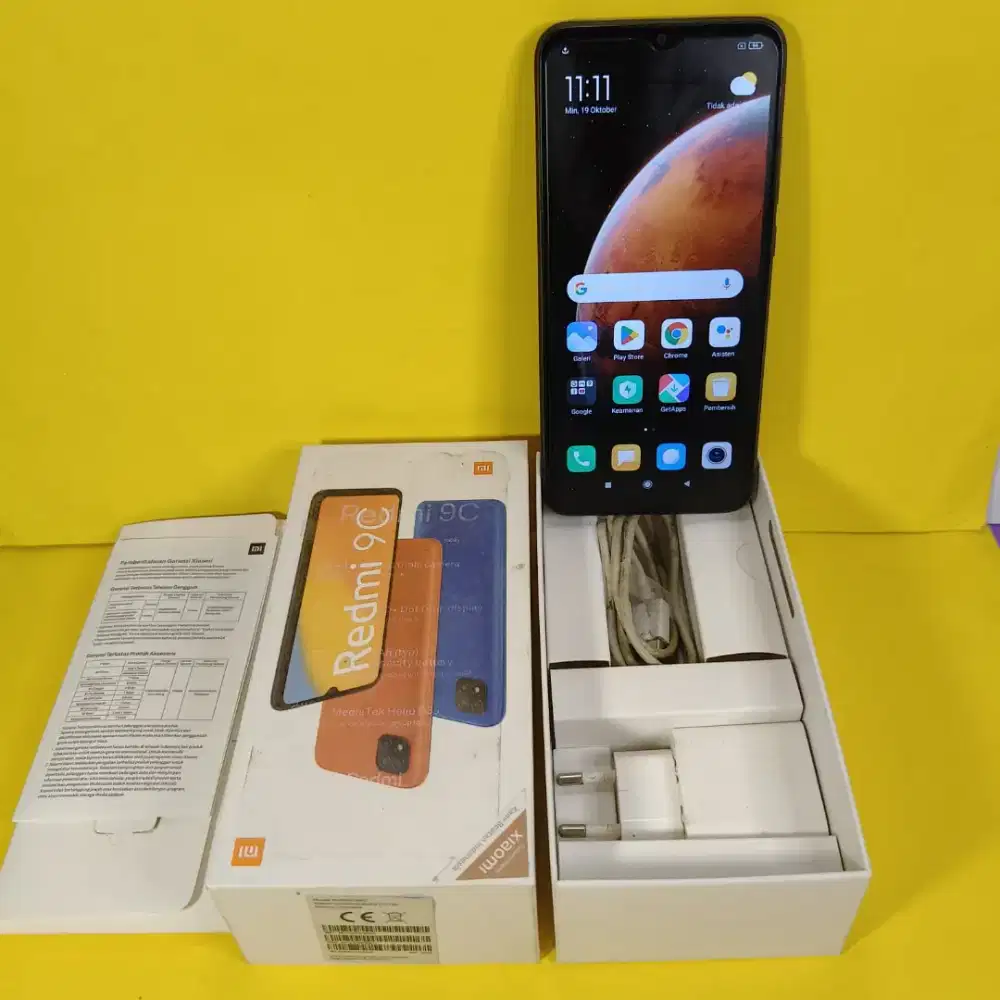 Redmi 9C ram 4/64 4g Lte segel mulus normal