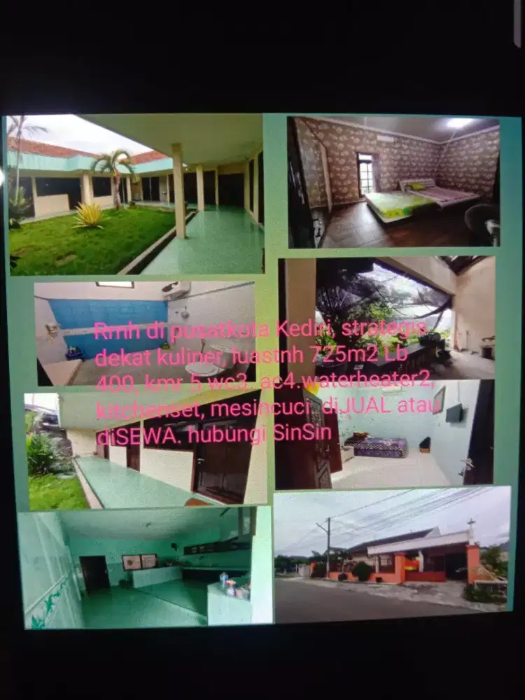 Rumah lengkap perabot siap huni