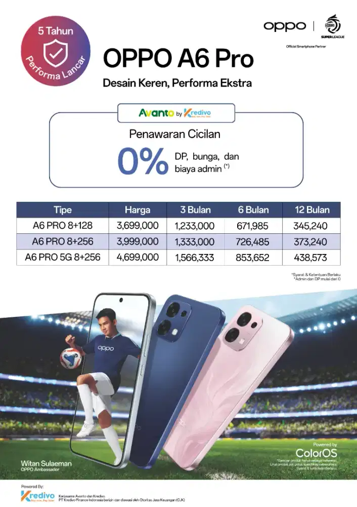 Promo cicilan Oppo A6 Pro series tanpa dp