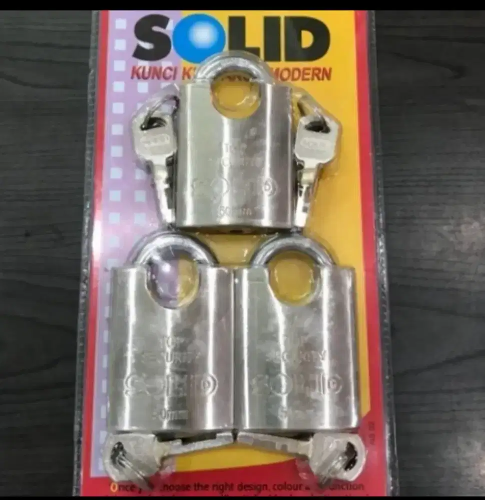 Gembok solid master key 807 50mm mk3