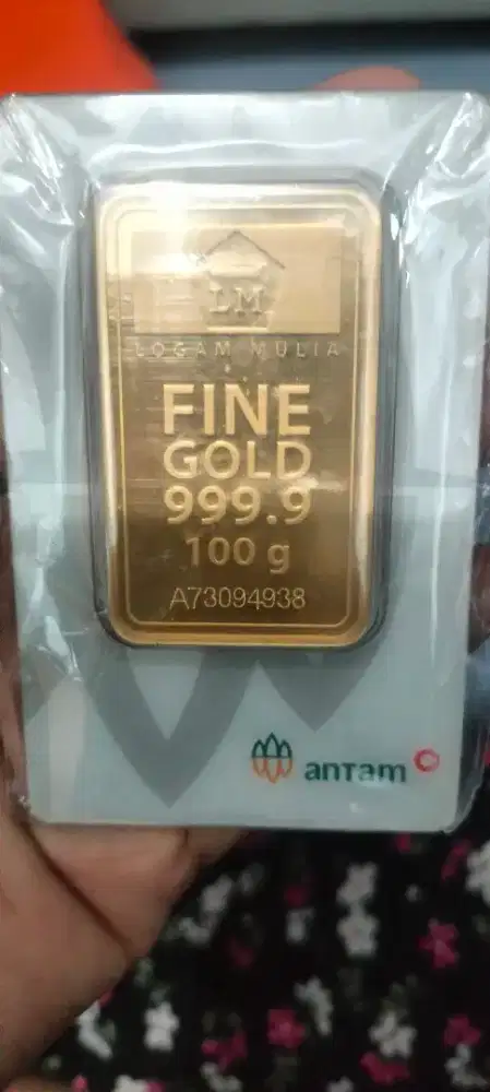 Logam mulia 100gr, 25gr, 10gram milik pribadi