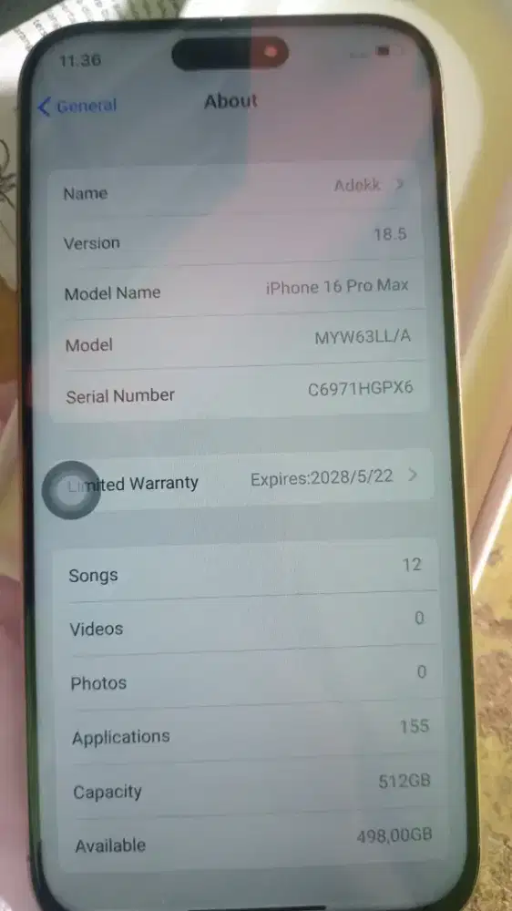 Iphone promax 16