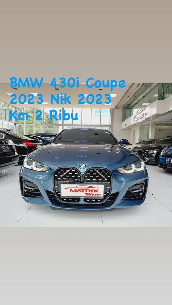 BMW 430u Coupe Nik 2023 Blue Artic on black Siap pakai