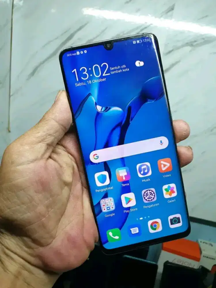 Huawei p30 pro 256 hp dan charger