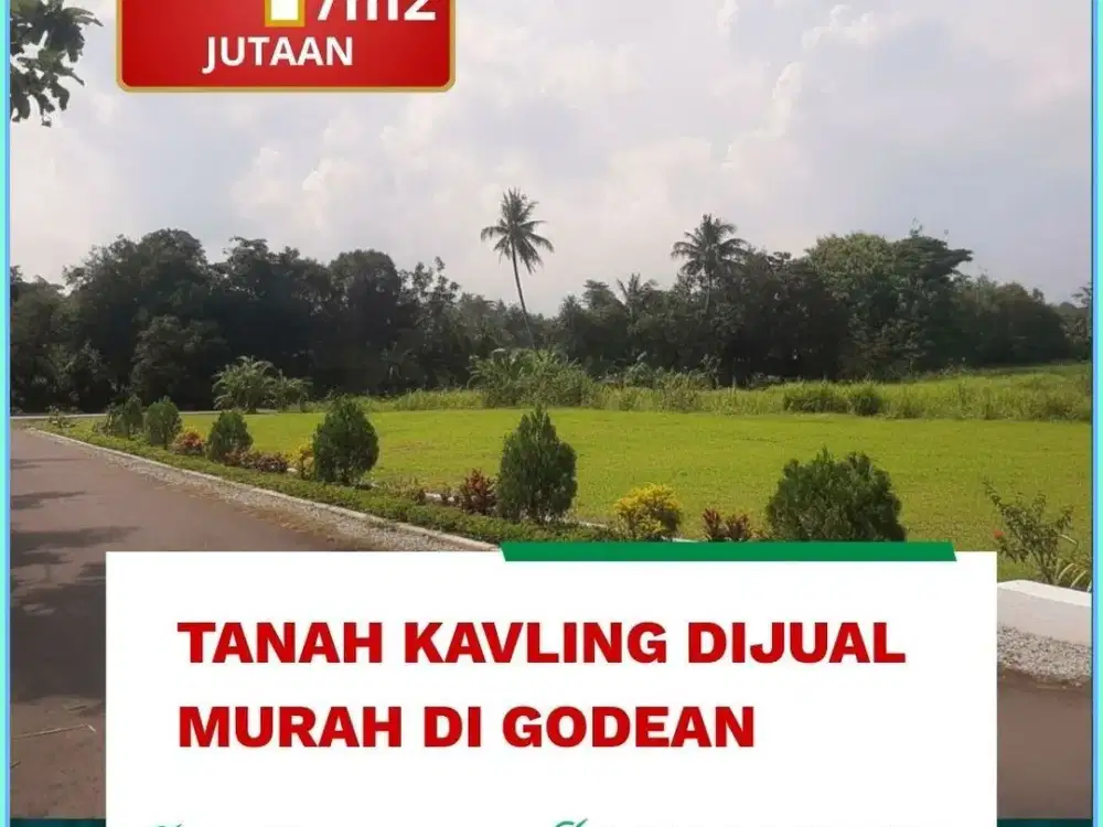 TANAH KAVLING MURAH GODEAN SLEMAN 5 MENIT KE RS AT-TUROTS ISLAMY