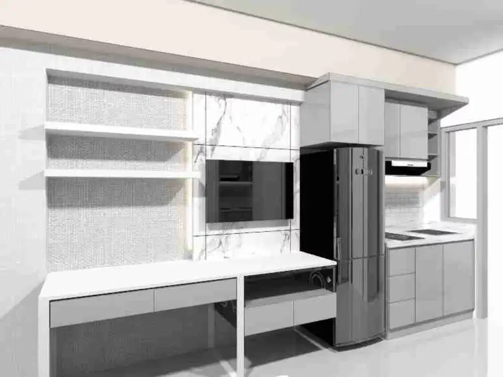 Disewakan Studio Educity full furnished baru gress