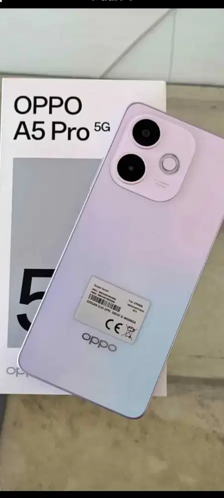 Di jual Oppo A5 pro 5G