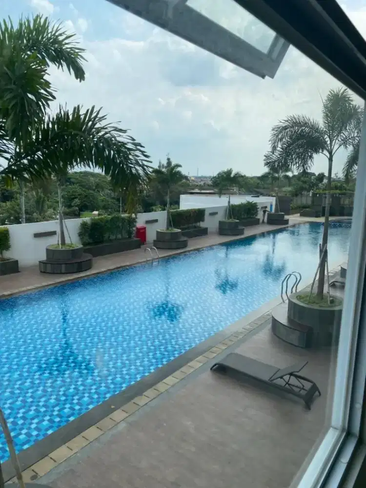 Dijual Apartment Thamrin District New Unit Hoek View Swimming Pool
