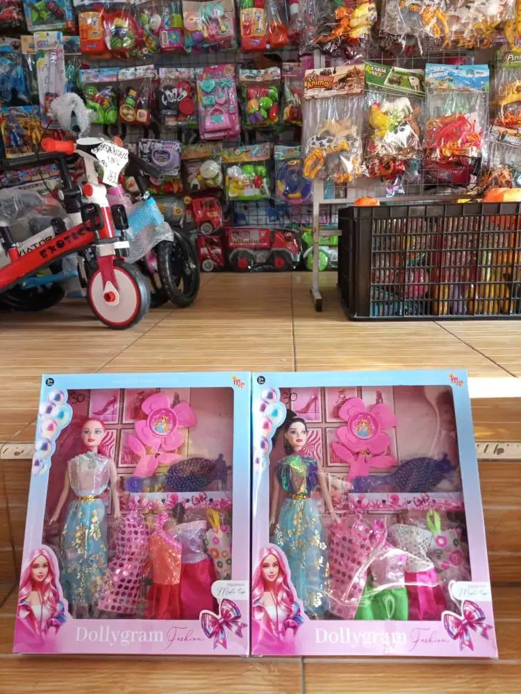 mainan anak brbi set fashion
