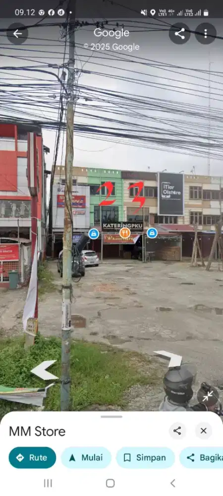 Ruko area ramai bisnis pusat Panam Pekanbaru