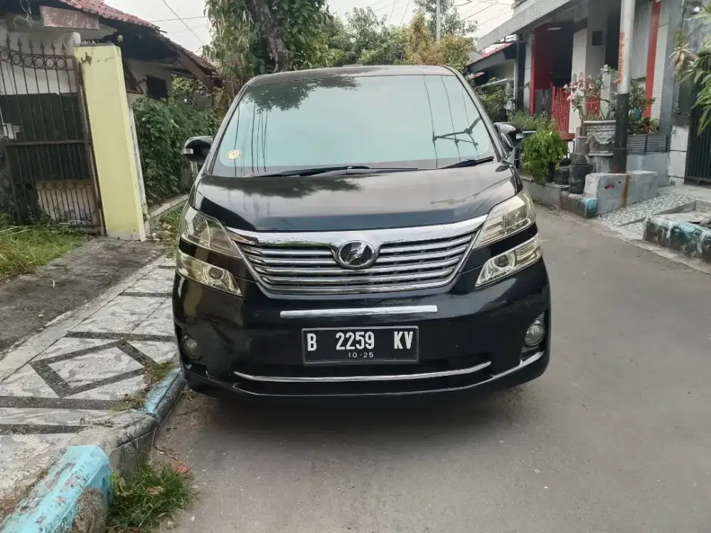 Vellfire 2010 low km 150rb