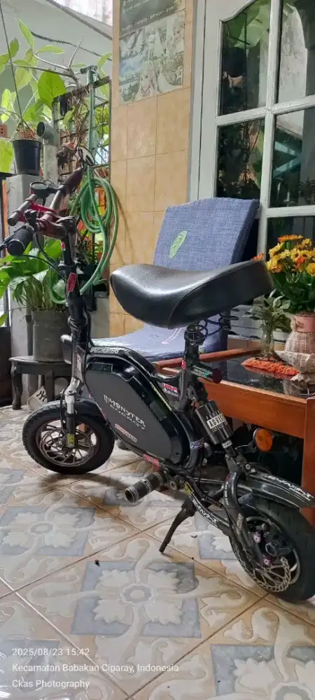 Sepeda dyu batre awet watt besar ex Singapura jarang ada