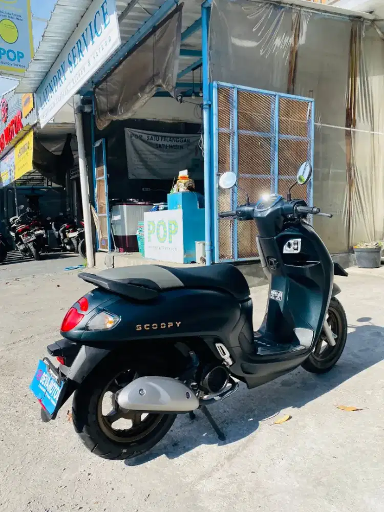 Scoopy energetik 2025 hitam Deva motor