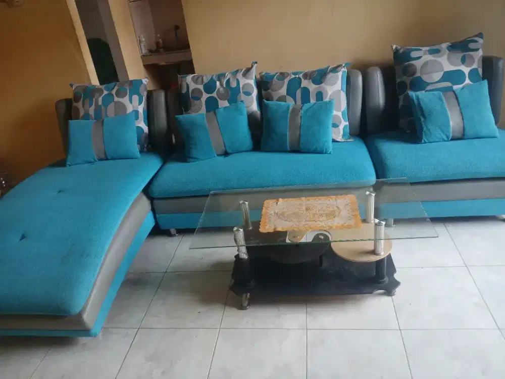 Sofa set bekas rasa baru