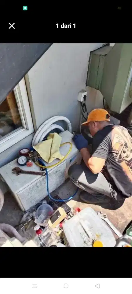 Jasa servis AC kulkas mesin cuci kompa air dll