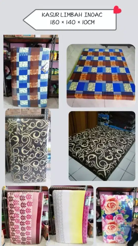 Kasur limbah inoac muat 2 orang