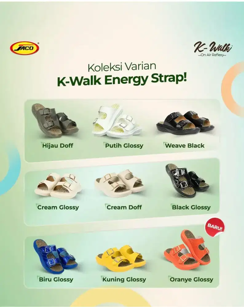 Sendal kesehatan asli JACO kwalk