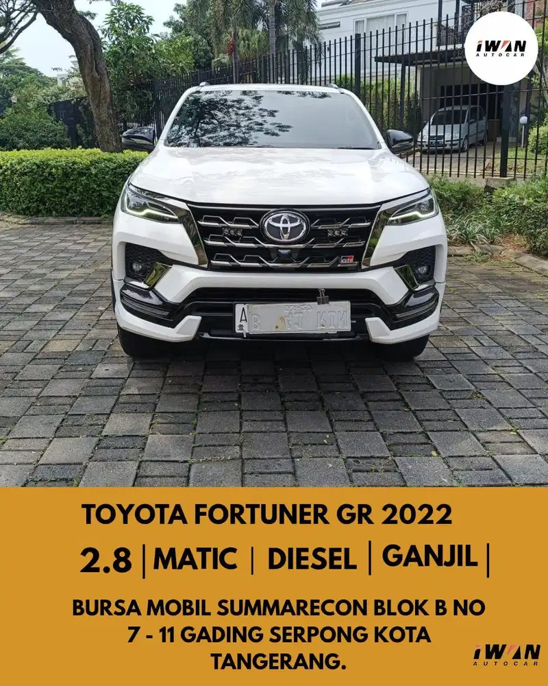 TOYOTA FORTUNER GR SPORT 2.8 MATIC 4x2 DIESEL