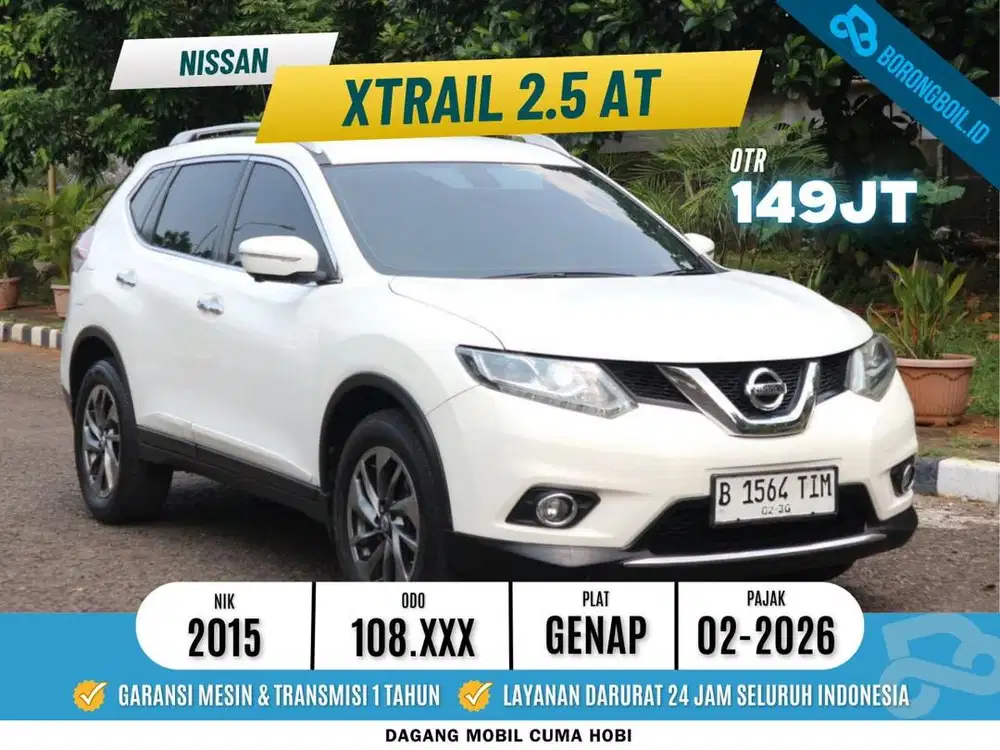 NISSAN XTRAIL 2.5 T32 MATIC 2015 PUTIH SIAP PAKAI