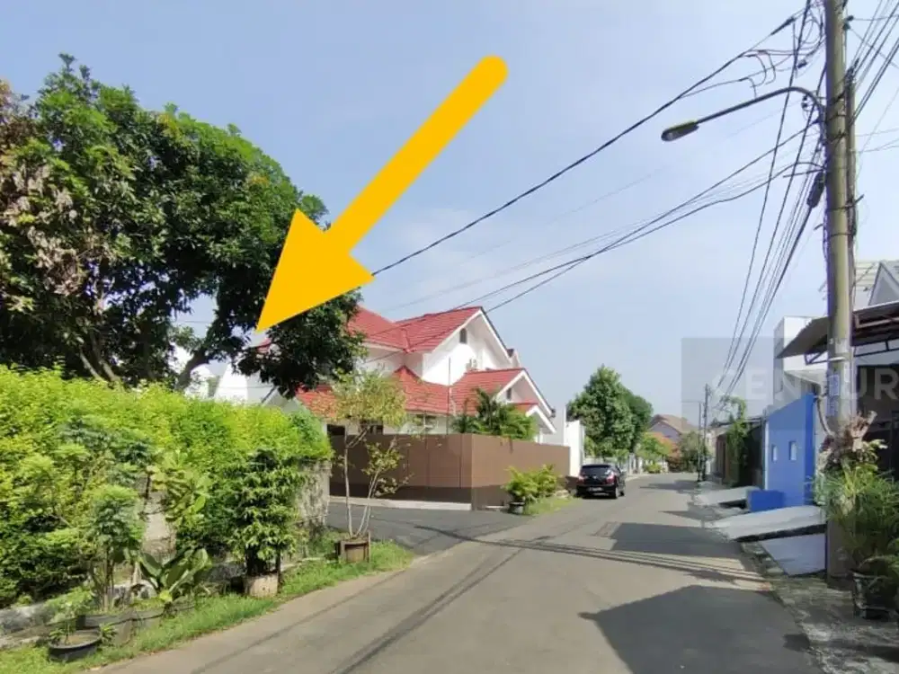Tanah Hoek . Perumahan Serua Ciputat . Murah