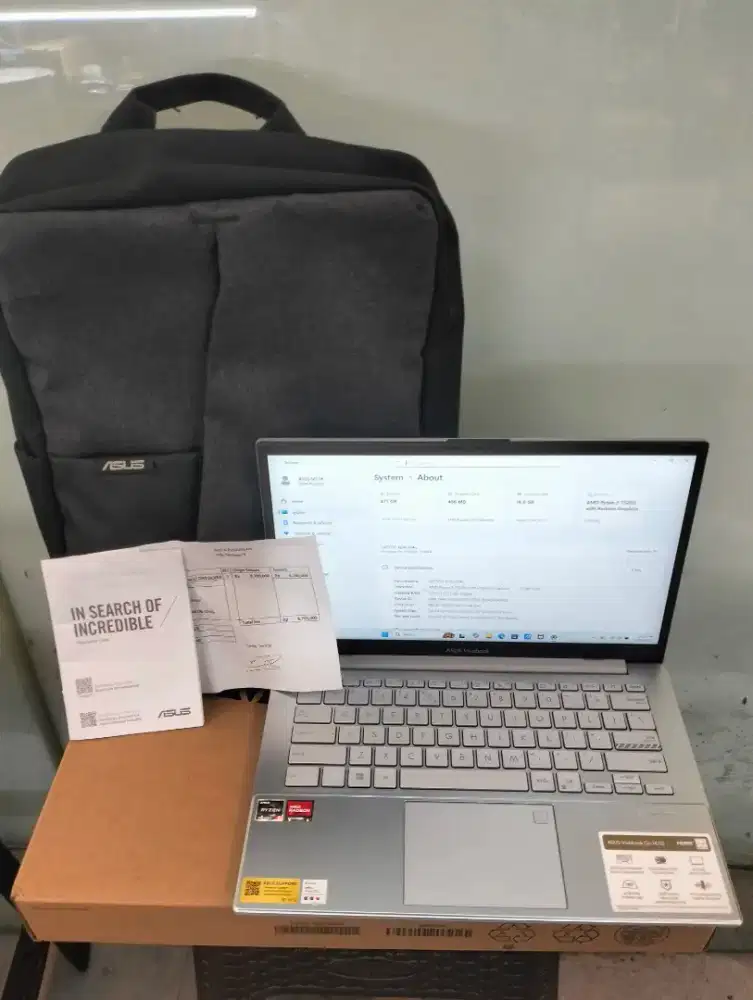 Asus vivobook GO 14 1404FA-VIPS5152M RYZEN 5-7520U 16 GB \ 512 GB