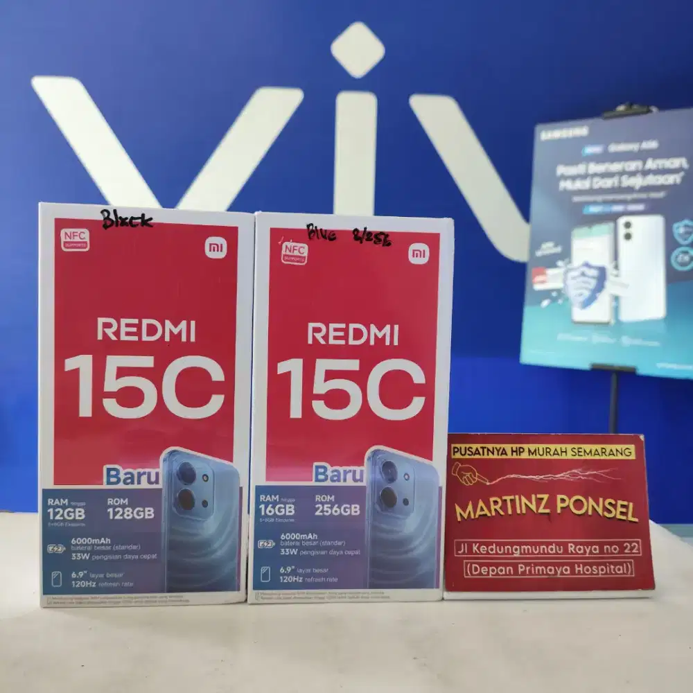 REDMI 15 C 6/128 , 8/256 GB NEW