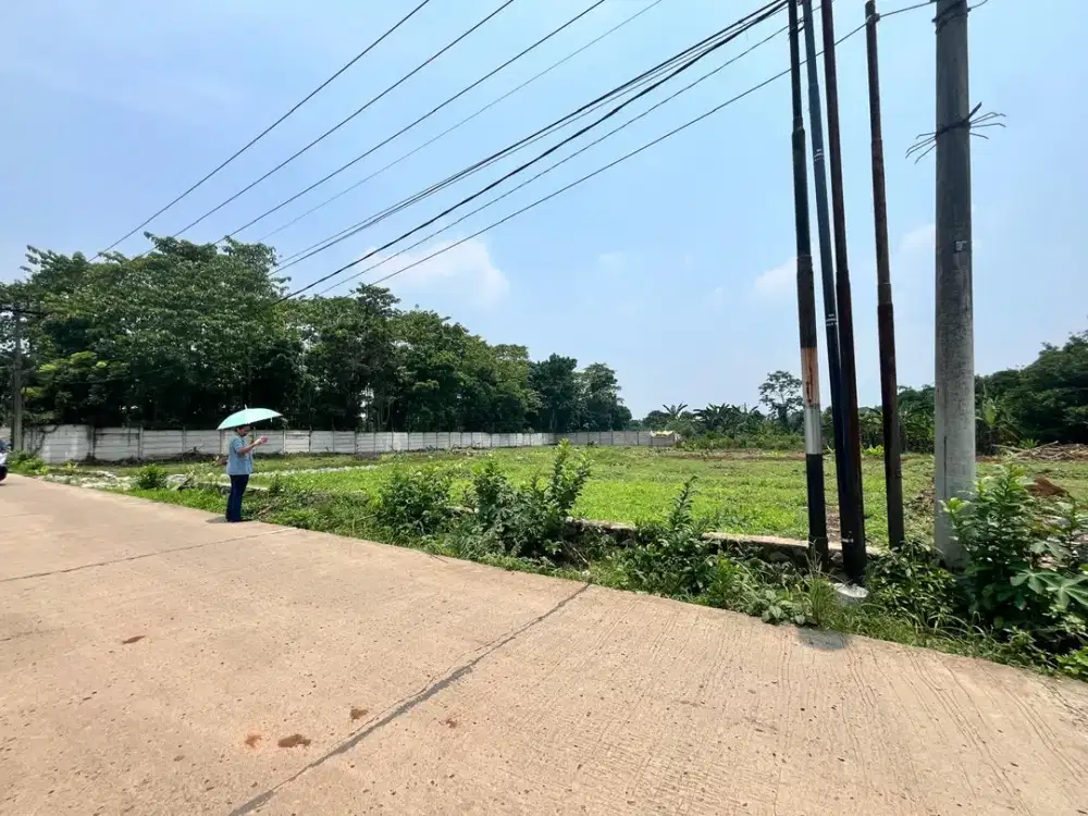 Tanah murah Cisauk mulai 1Jt-an/m², dekat Stasiun Jatake BSD.