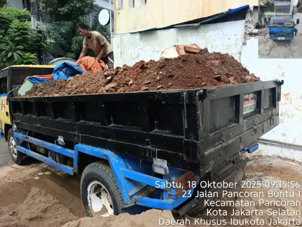 Jasa angkut puing dan tanah