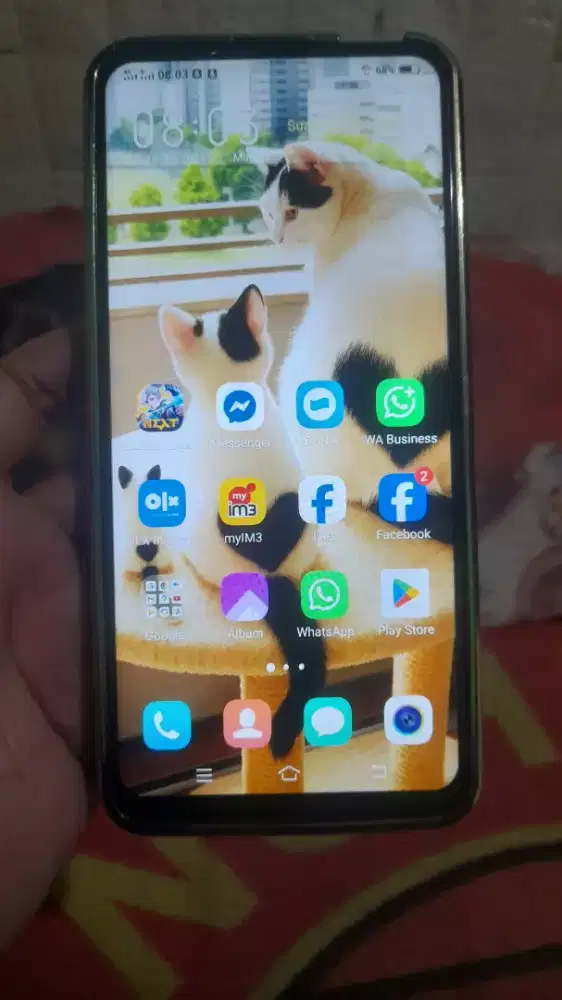 Vivo V15 4G 8/256 layar 6.5 inchi mulus tt/barter