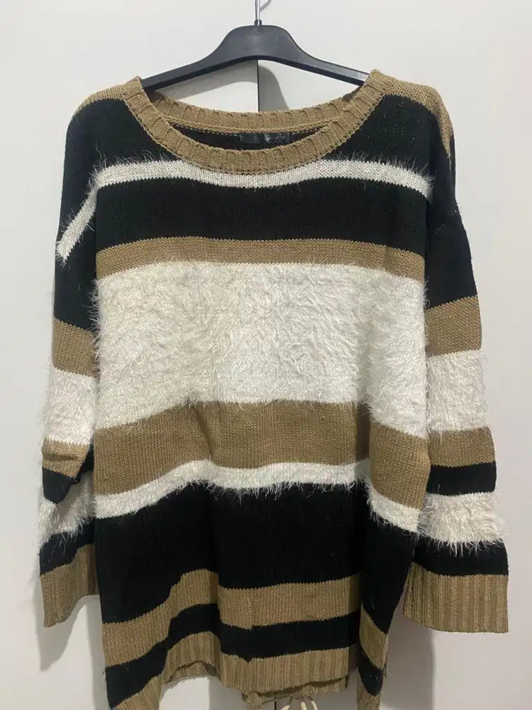 Sweater rajut/bulu bulu
