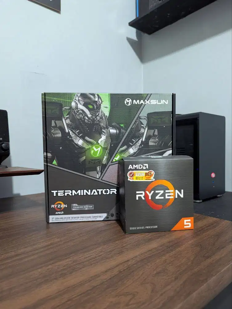 Paket Ryzen 5 5600 Box + B550M