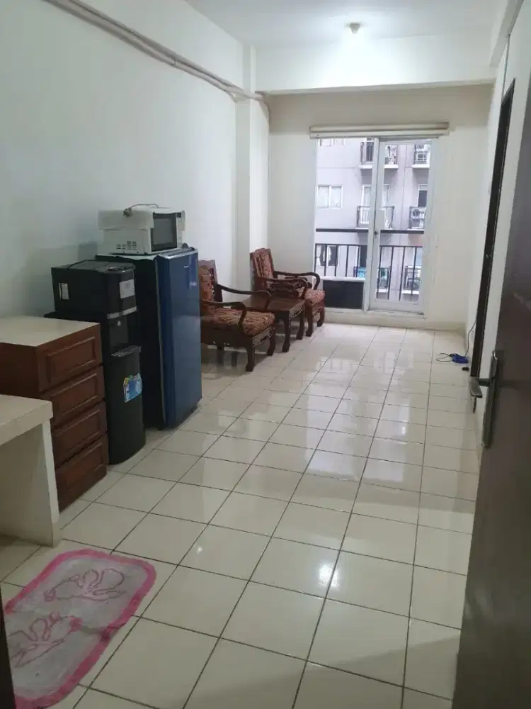 Dijual Apartemen Puri Park View Tower A 1BR semi furnish hadap pool BU