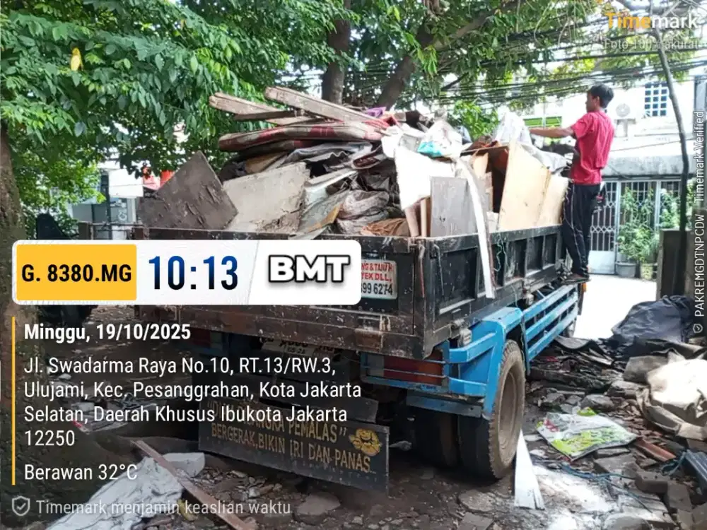 Jasa angkut puing dan tanah