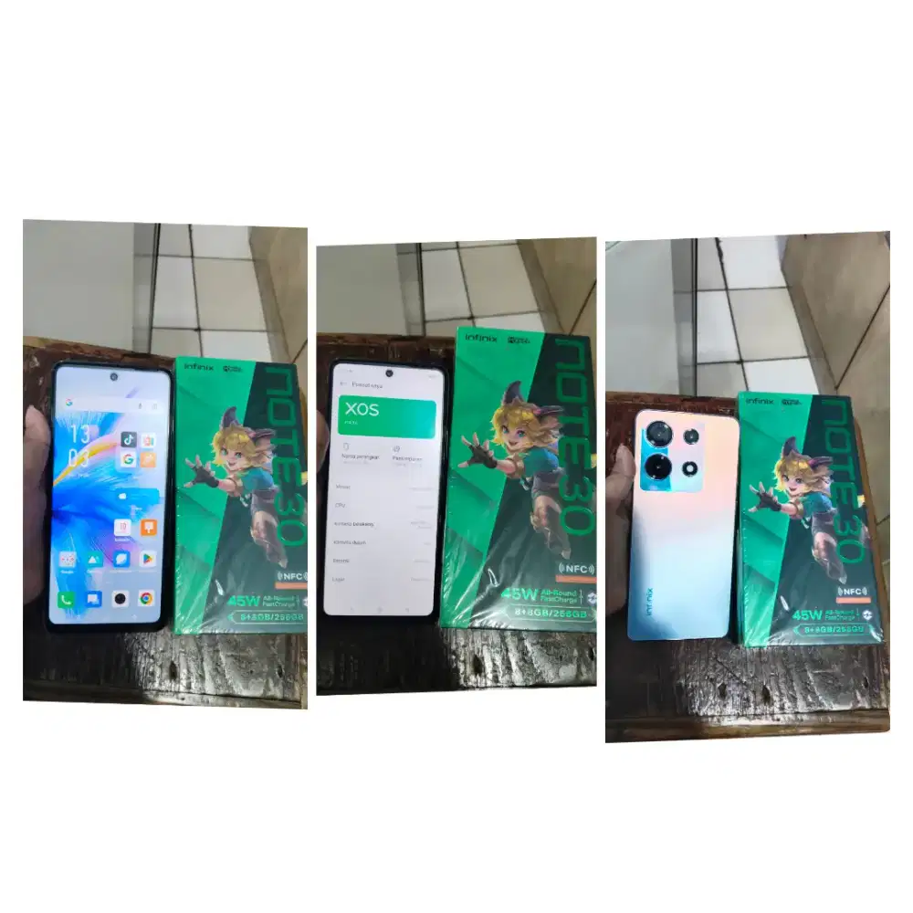 HP infinix note 30 ram 8+8/256 gb