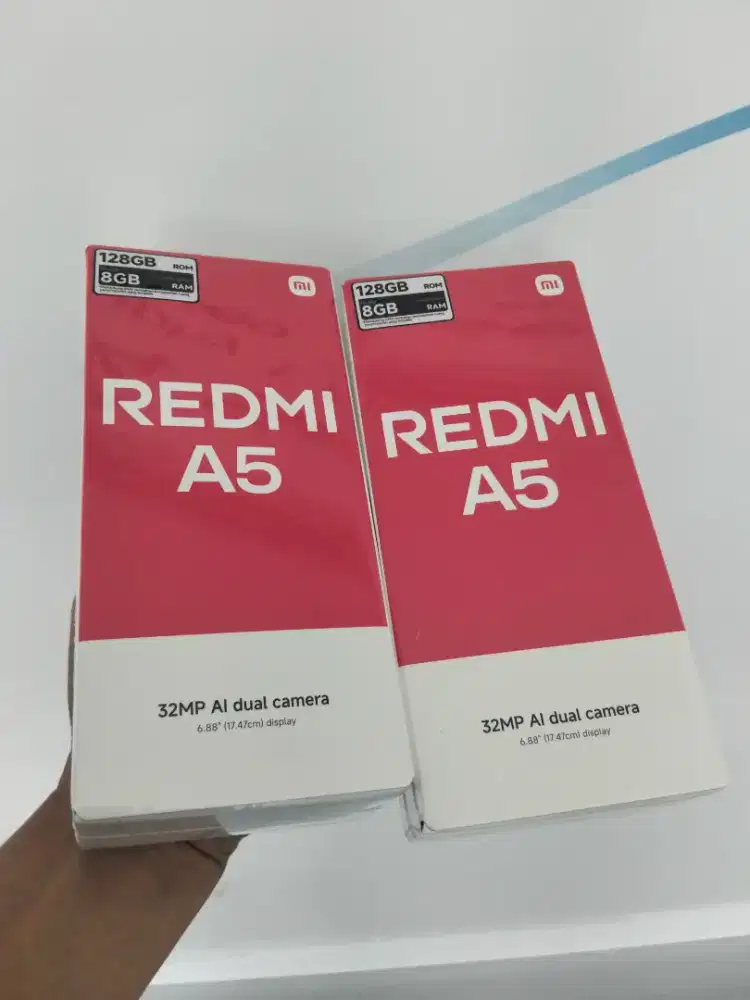 REDMI A5 4+4/128 NEW SEGEL GARANSI RESMI 15 BULAN SIAP ANTAR