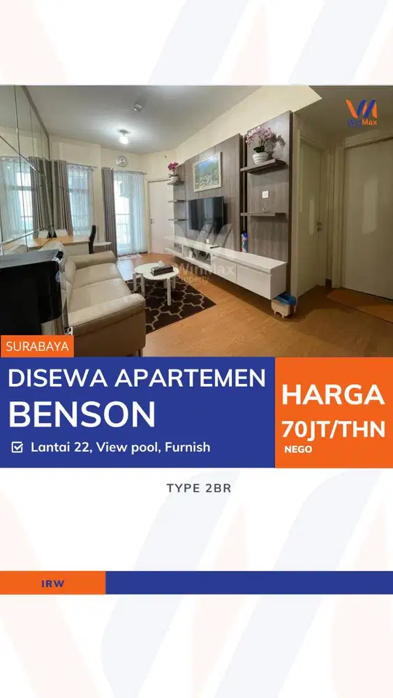 DISEWA APARTEMEN BENSON