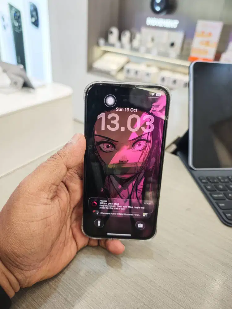 iPhone 13 pro 256GB Blue, eks renan store imei seumur hidup