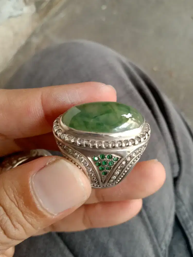 Jual batu sungai Dareh ring perak murahhh